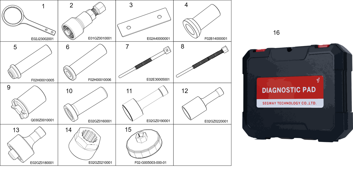 outils pour la réparation CVTech