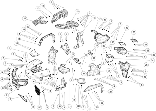 Front body parts Front component