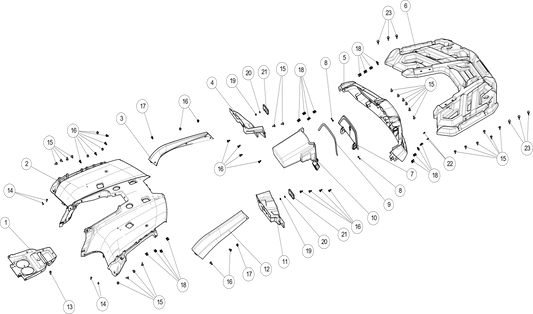 Tail body parts Tail components