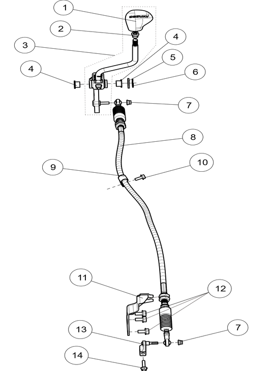 Gear shift system Shifting system