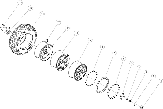 WHEELS EU Wheel device (European regulation 167)