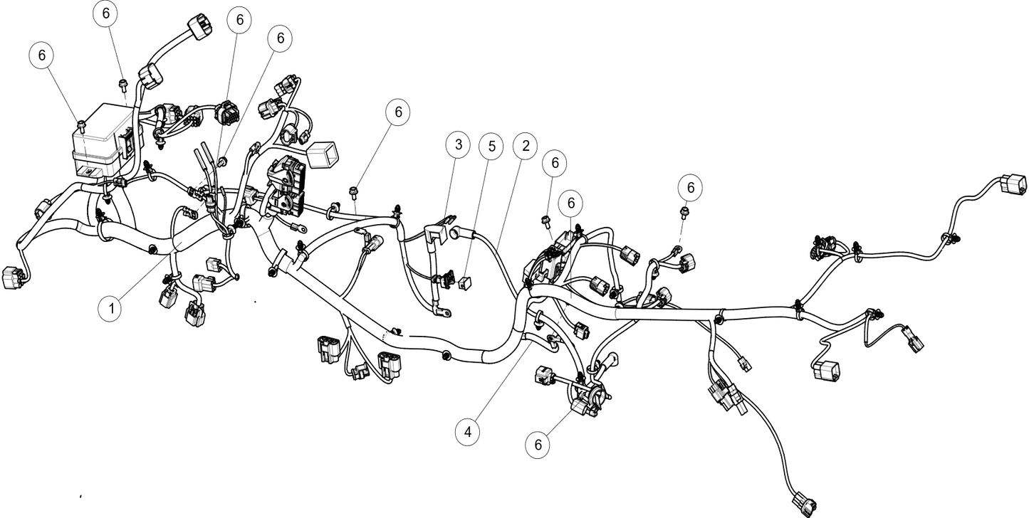Main cable Low voltage wiring harness system