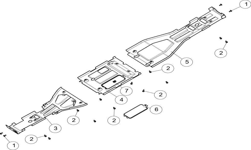 BOTTOM PLASTIC PARTS