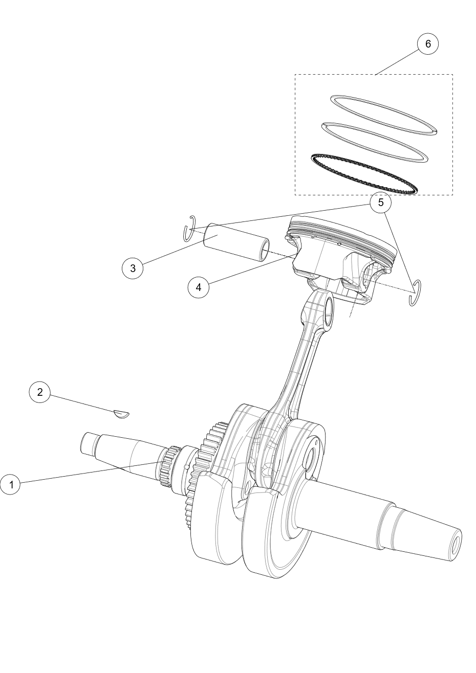 PISTON CONNECTING ROD