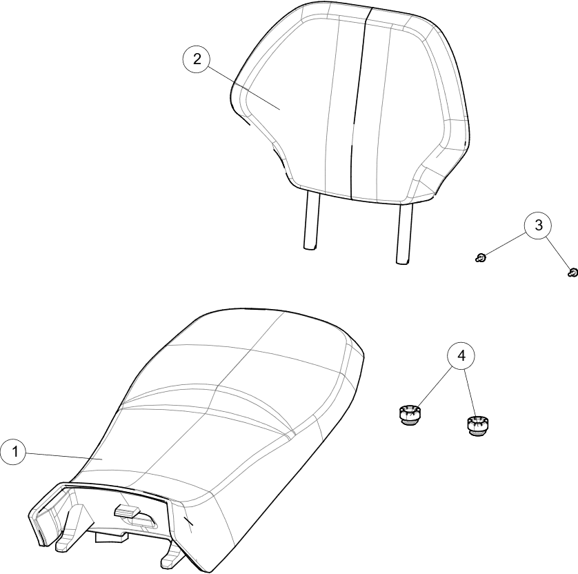 CUSHION ASSY LONG VERSION