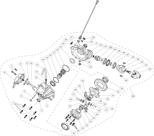 DIFFÉRENTIEL D'ESSIEU AVANT