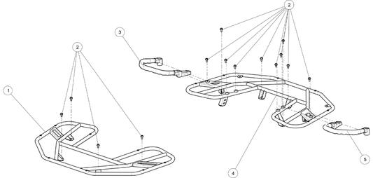 PORTE-BAGAGES AVANT ET ARRIÈRE