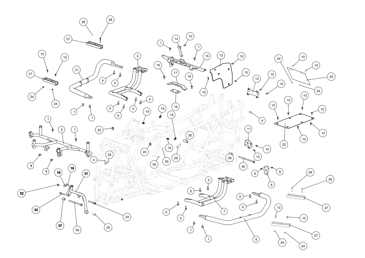 ACCESSOIRE DE MONTAGE VERSION LONGUE