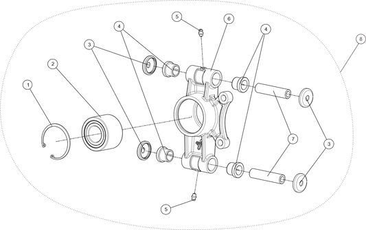 ENSEMBLE DE ROULEMENT DE ROUE RL
