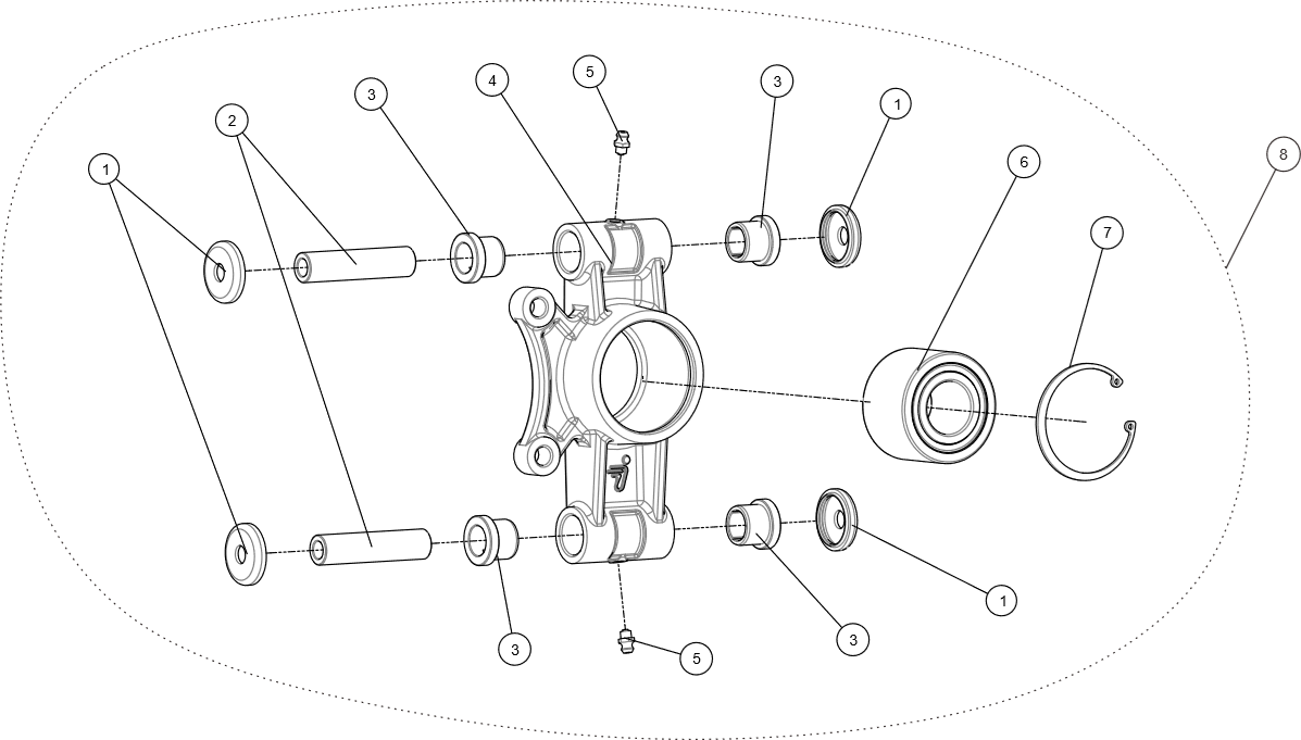 RR WHEEL BEARING ASSY