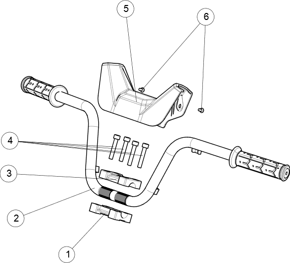 SYSTÈME DE DIRECTION (REVÊTEMENT DE GUIDON)