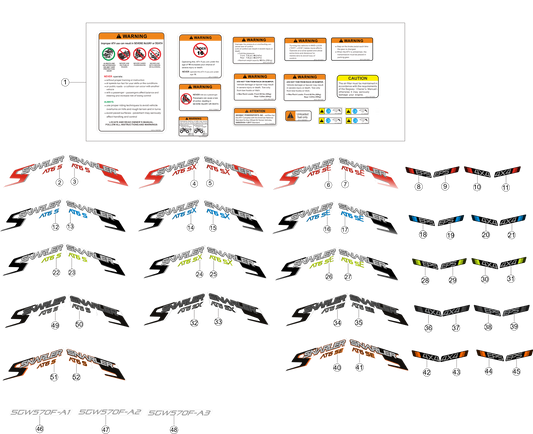 ÉTIQUETAGE AT6S VERSION COURTE