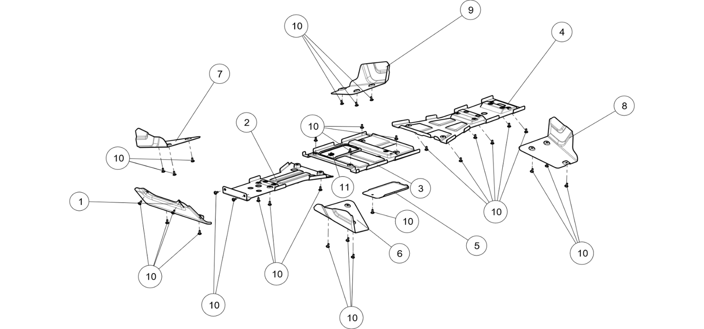 EXTERNAL PLASTIC PARTS(BOTTOM) SHORT VERSION