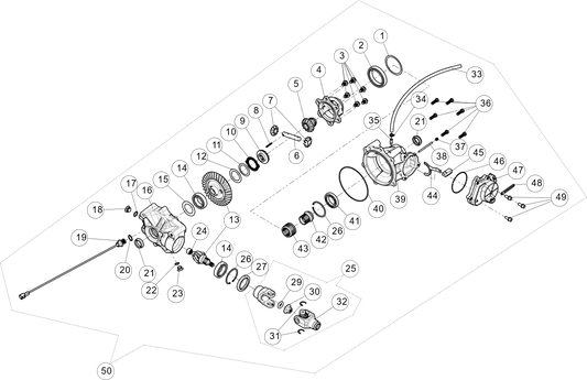 DIFFÉRENTIEL D'ESSIEU AVANT JN