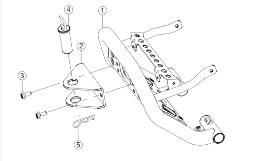 REMORQUAGE AVANT (MODÈLE SANS TREUIL)