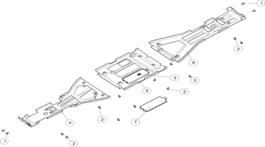 BOTTOM PLASTIC PARTS SHORT