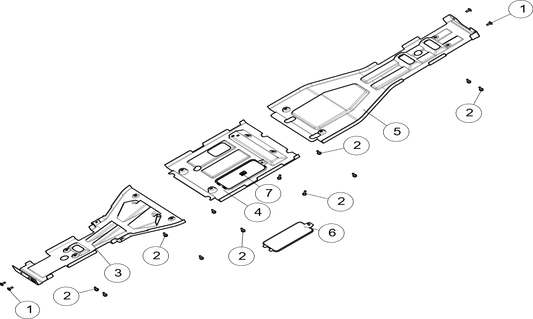BOTTOM PLASTIC PARTS