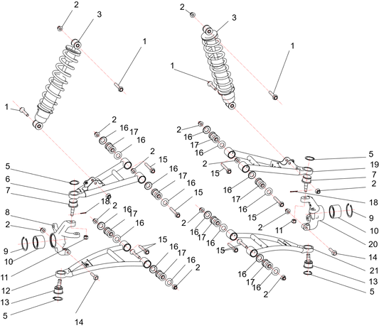 Front suspension system