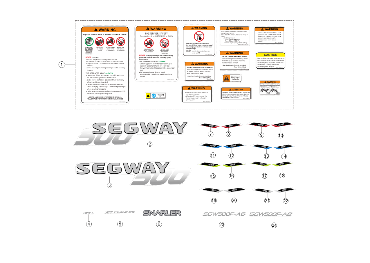 LABELS AND DECALS LONG