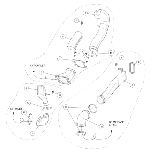 CVT AIR INTAKE LONG VERSION