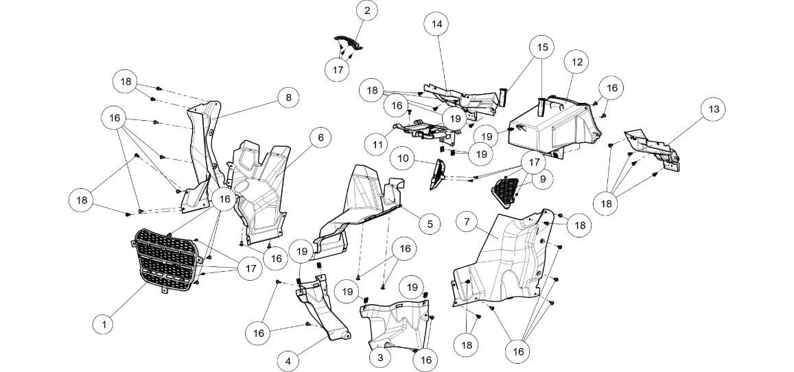 INNER PLASTIC PARTS