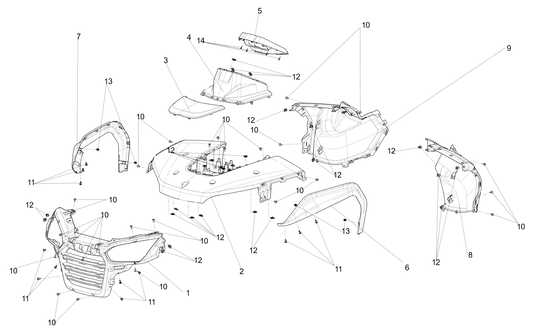 FRONT PLASTIC PARTS