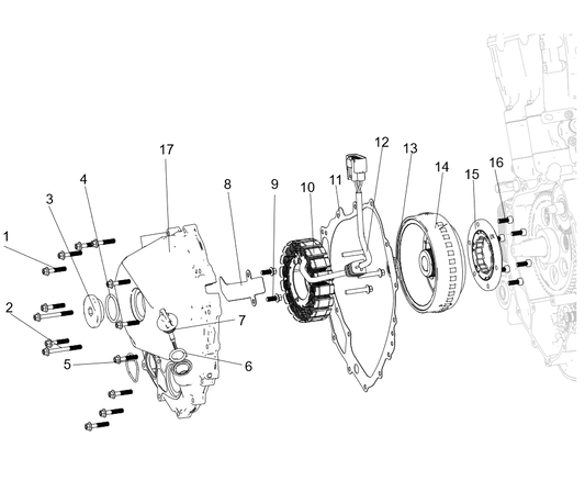 LEFT CRANKCASE COVER