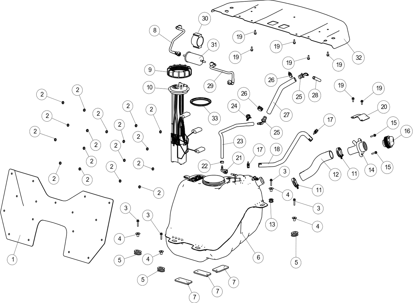 SYSTÈME D'ALIMENTATION EN CARBURANT UE EPA 49