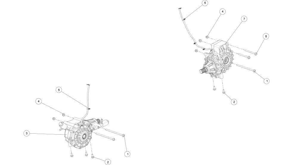 POWER FITTINGS, AXLE Power accessories, front and rear axles