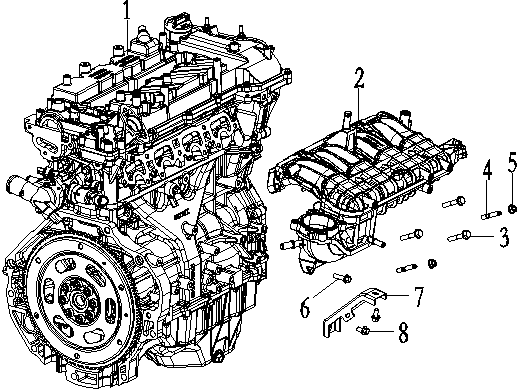Intake manifold assembly MANIFOLD, INTAKE
