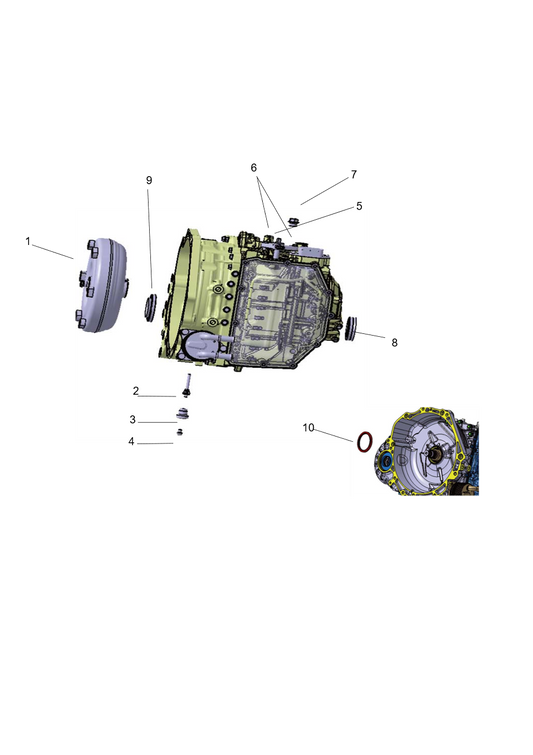 ENSEMBLE BOÎTE DE VITESSES Assemblage de boîte de vitesses