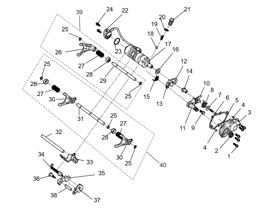 Shift control components