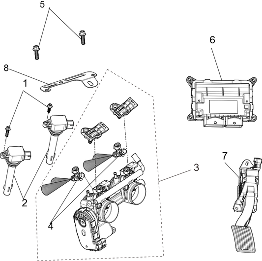 Electronic injection system EFI system