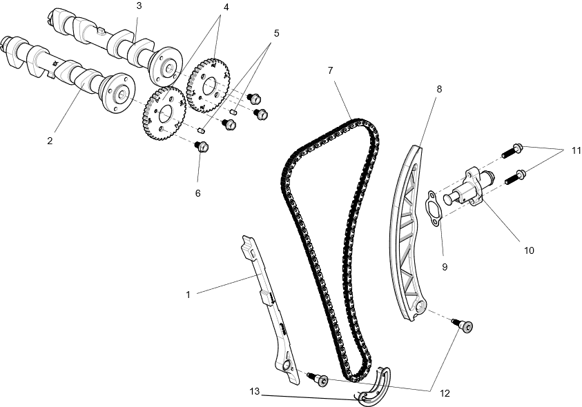 Gas distribution sub-assembly