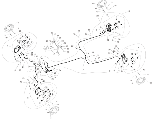 Driving Braking System (Wide Version) BRAKE SYSTEM (WIDE VEHICLE VERSION)