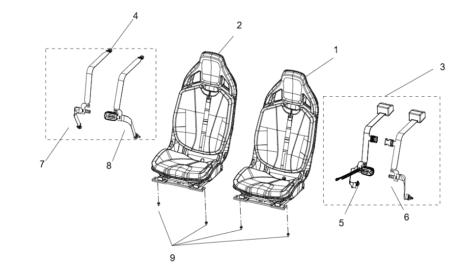 COMBINAISON DE SIÈGES