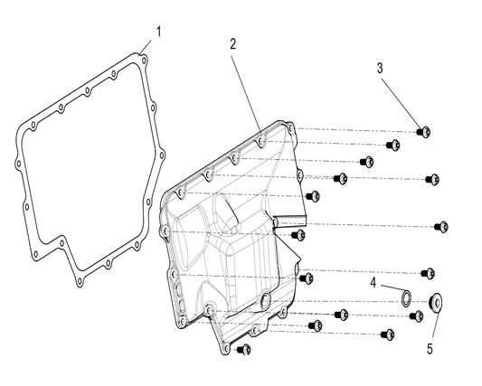 Oil pan sub-assembly