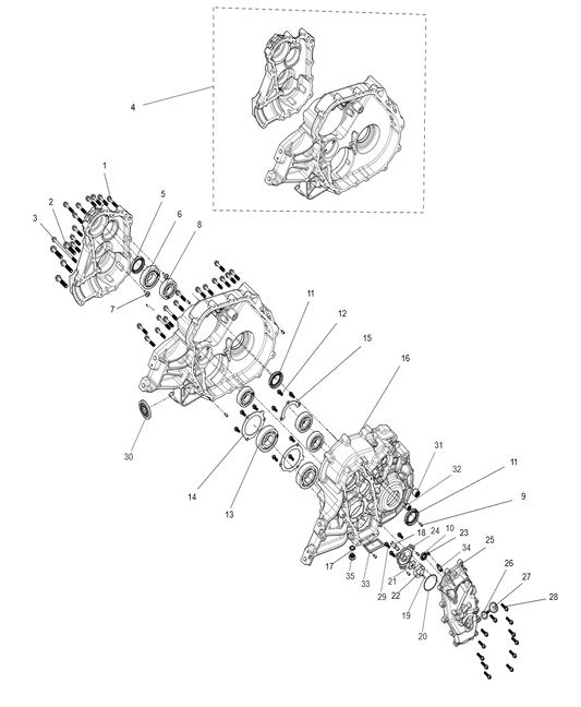 Combinaison de boîte de vitesses