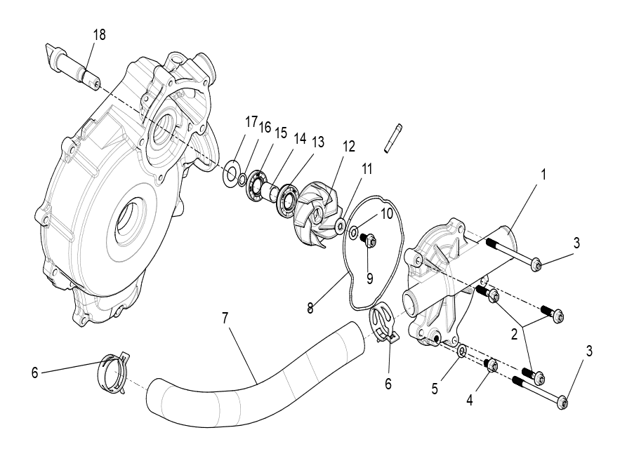 Water Pump assembly