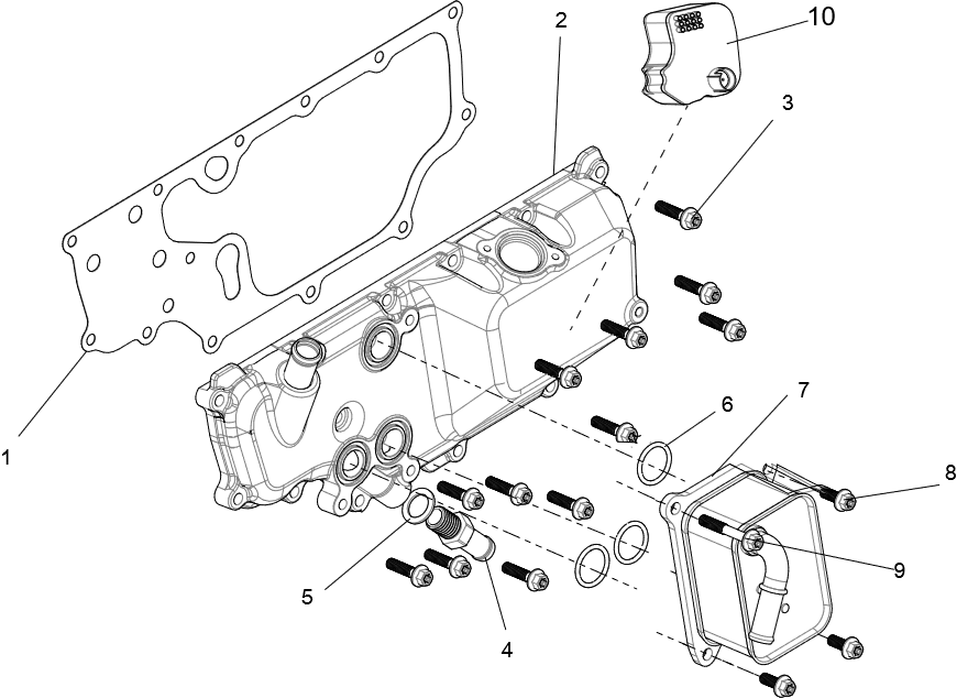 Lower crankcase cover sub-assembly
