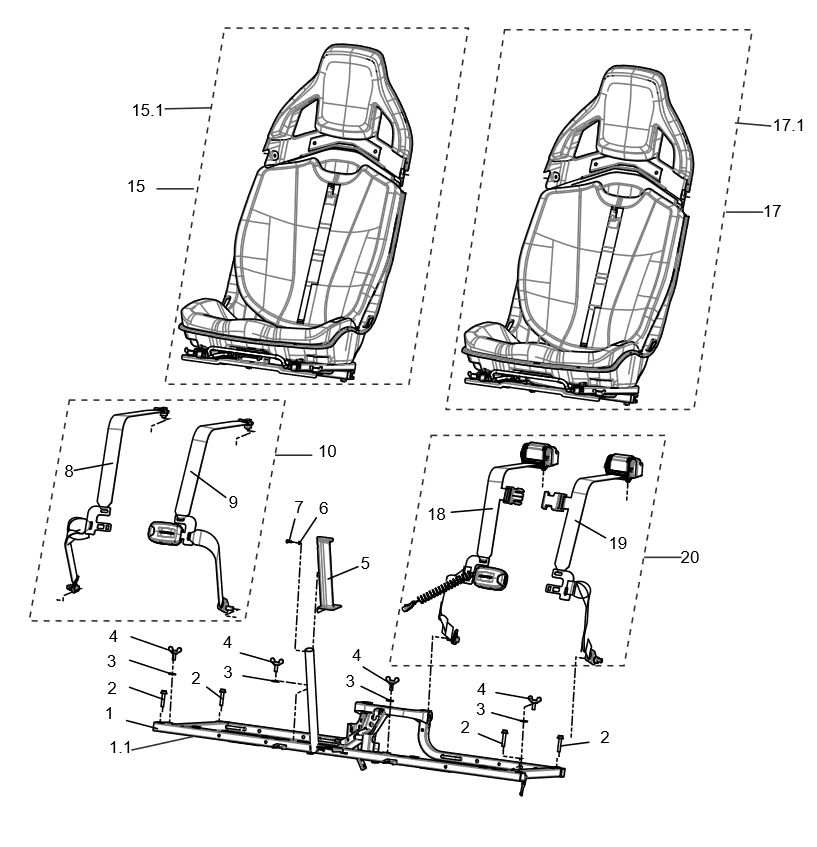 Seat combination (US) SEAT COMBINATION (US)