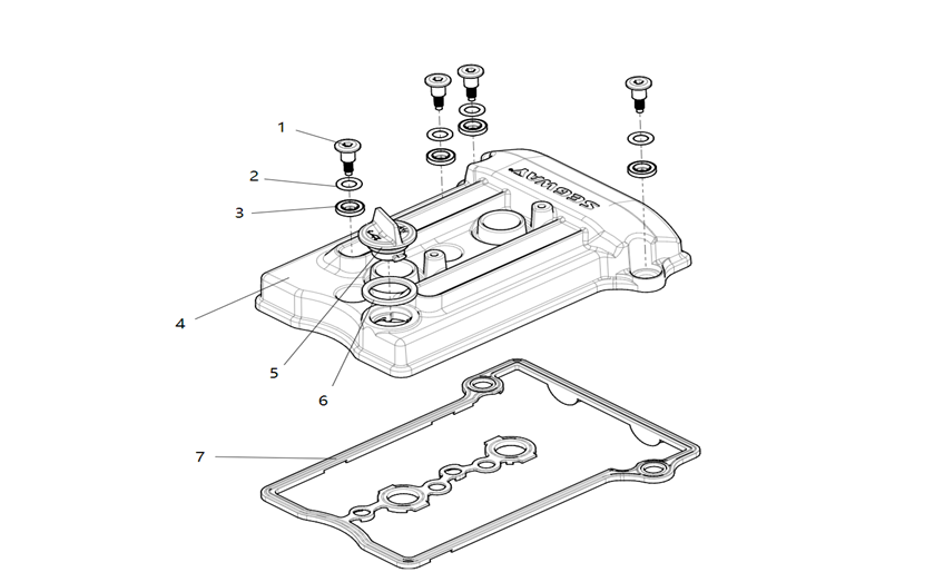 Cylinder head cover sub-assembly Cylinder head cover sub-assembly