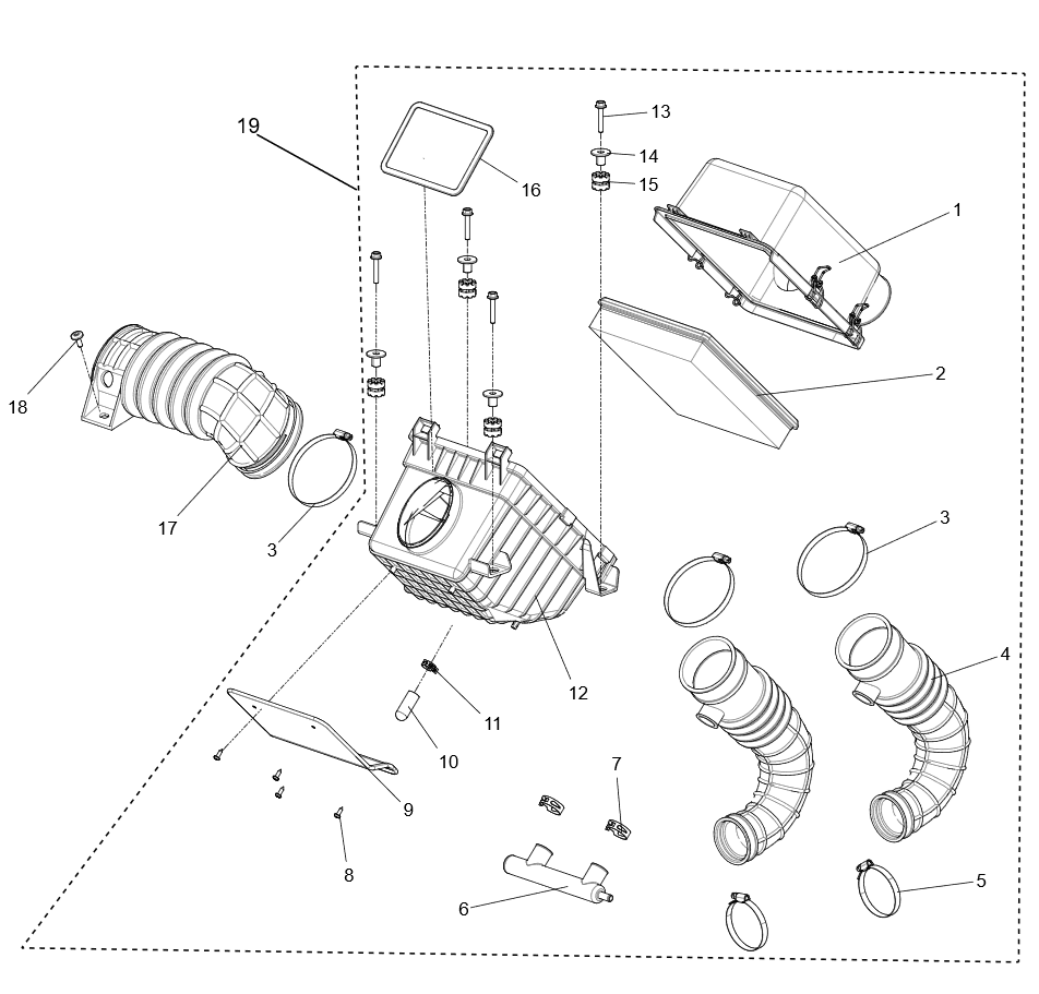 Air intake system INTAKE SYSTEM