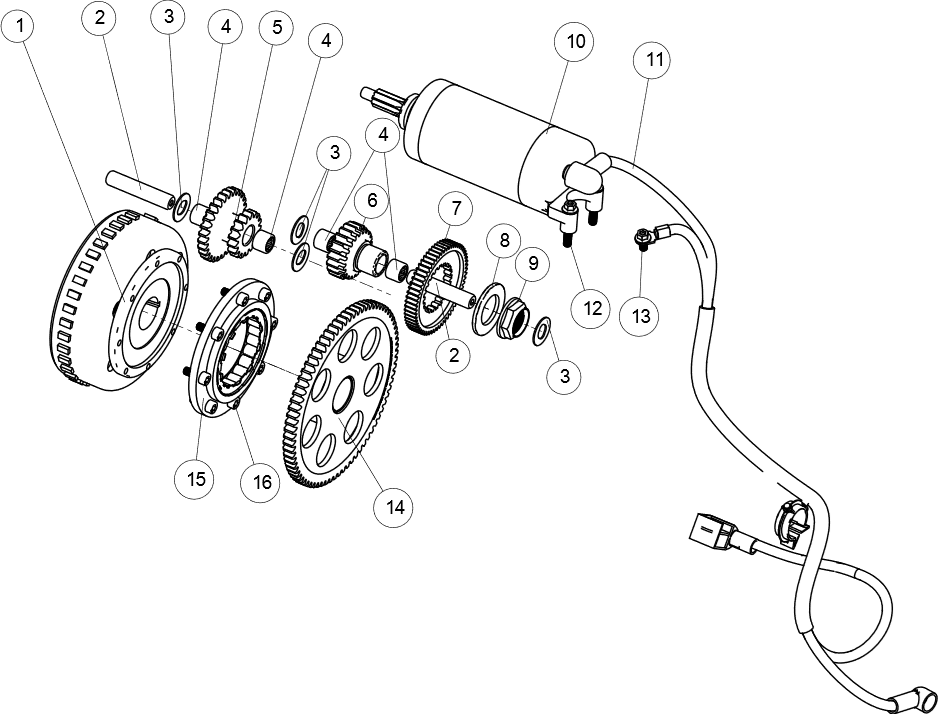 Starting system Starting system