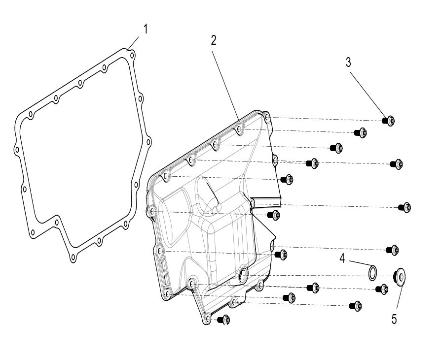 Oil pan sub-assembly Oil pan sub-assembly