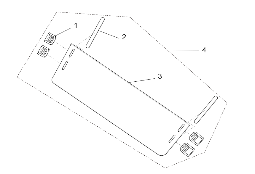 Half windshield assembly
