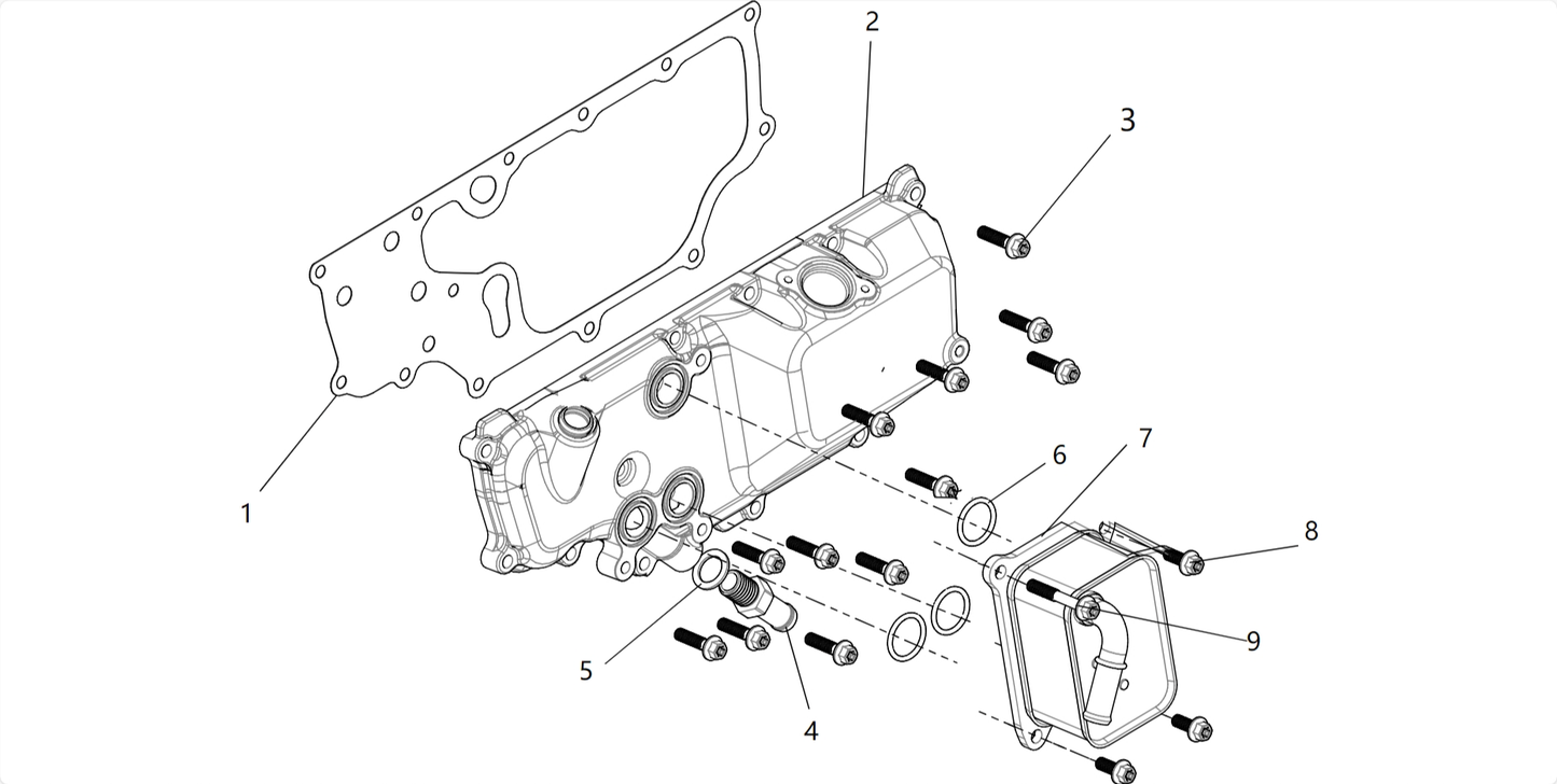 Lower crankcase cover sub-assembly