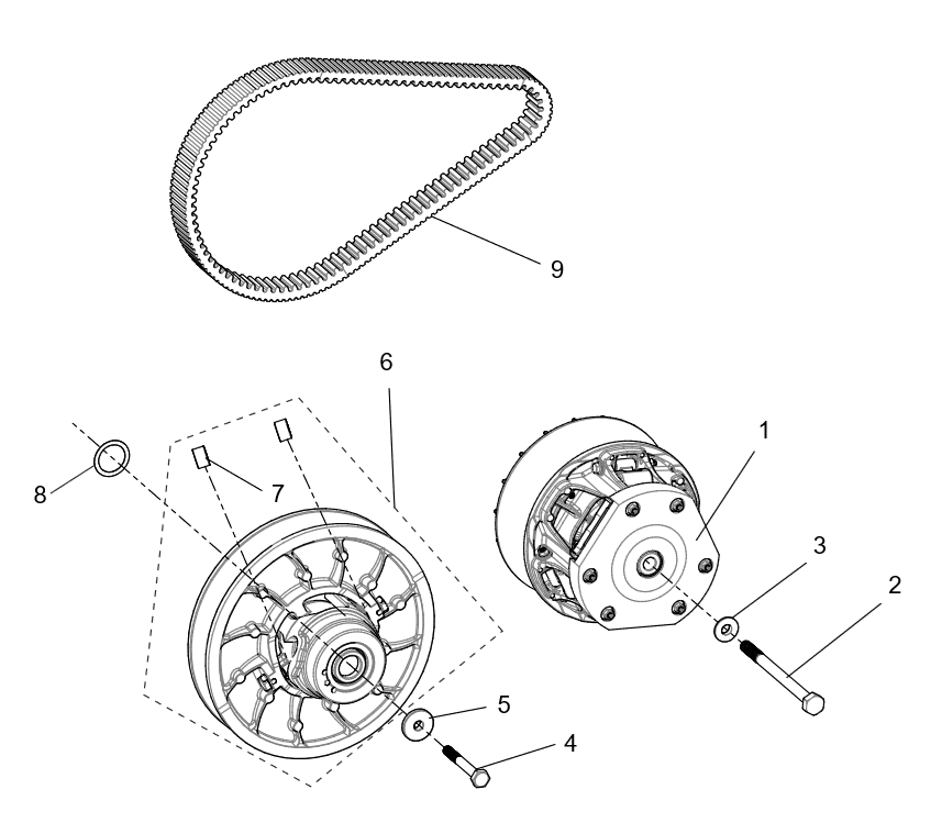 Assemblage CVT HZ CVT