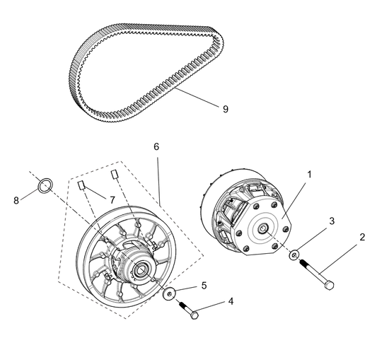 Assemblage CVT HZ CVT