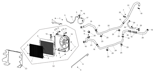 Cooling system assembly 2023